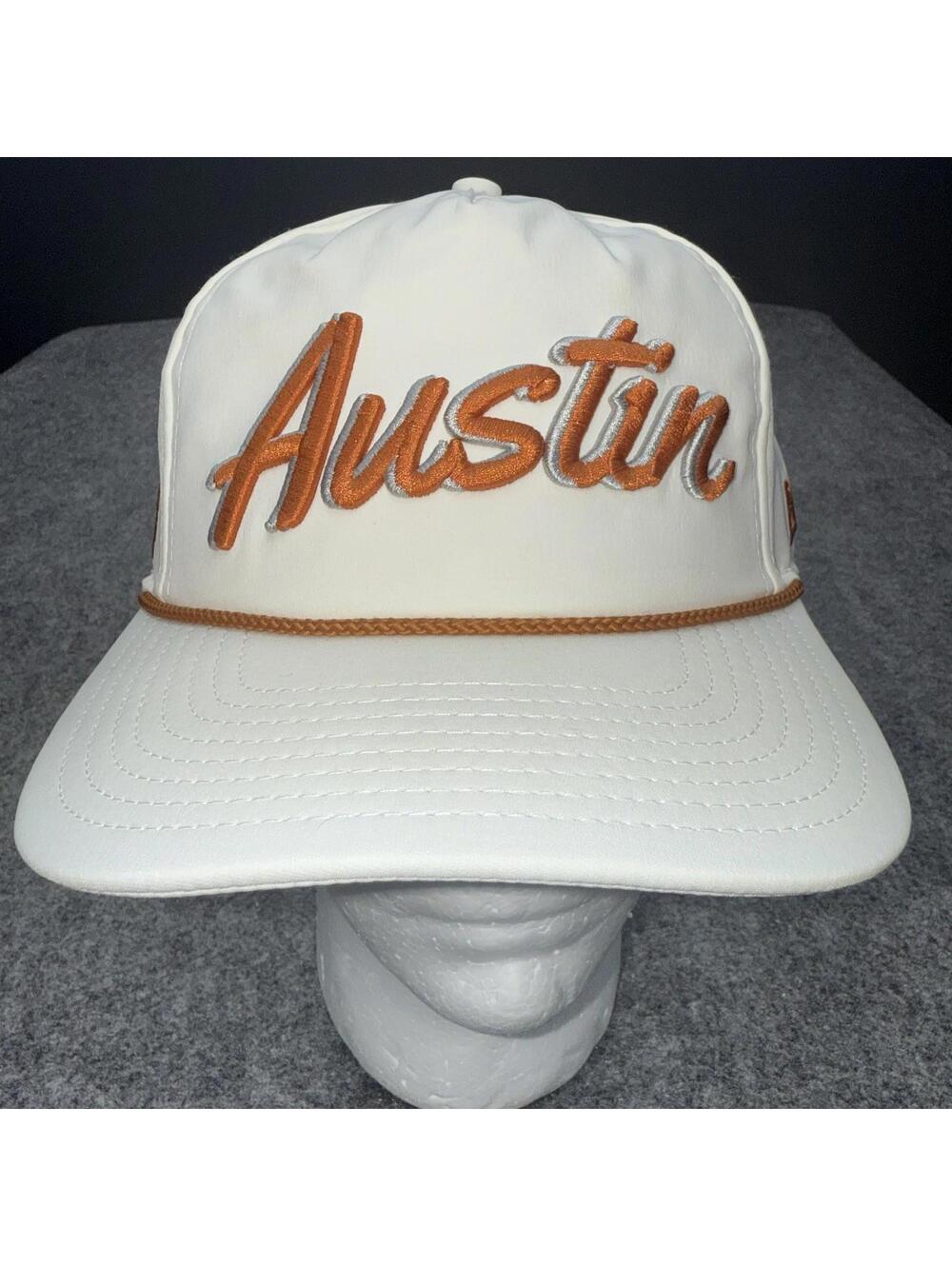 Austin - Texas Longhorns Whiskey Pines Rope Hat Cap NWT White - Arch Manning